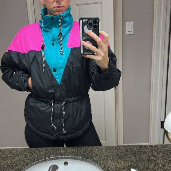 Vintage black bear ski coat - Picture 2 of 6